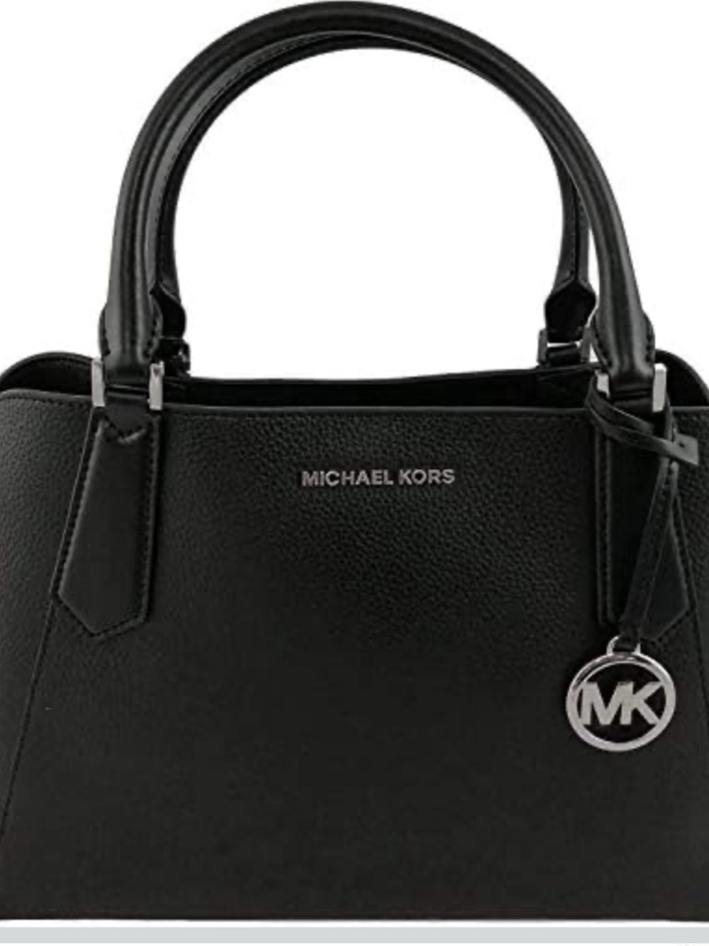 Michael Kors Black Pebbled Leather Purse $400 OBO - BNWT - Picture 8 of 11